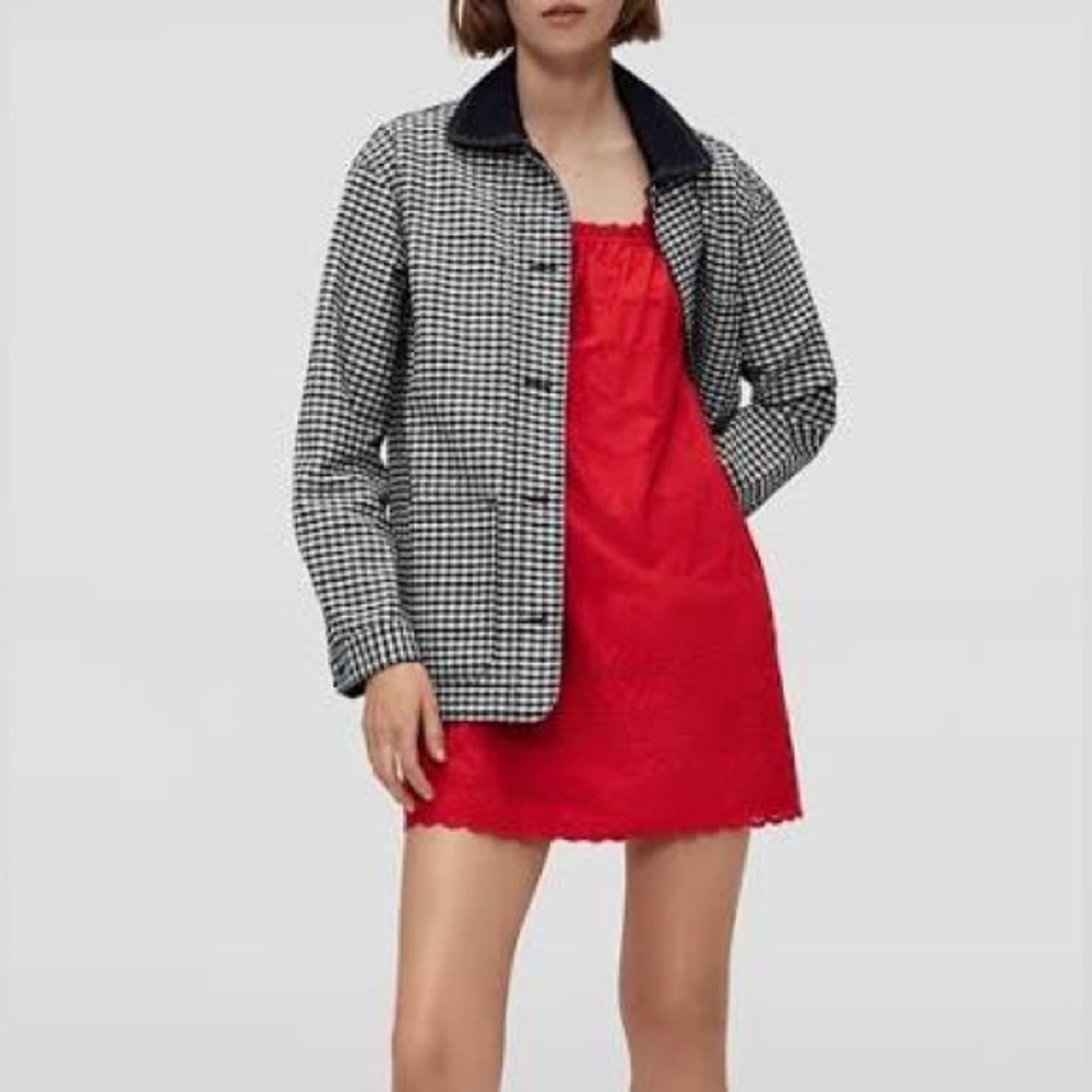 Gap × DÔEN Gingham Denim Jacket Size XXS